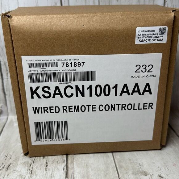 Carrier KSACN1001AAA Wired Remote Controller for Ductless Systems 781897 - Picture 2 of 9